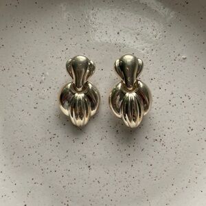 Vintage Dior Silver Earrings